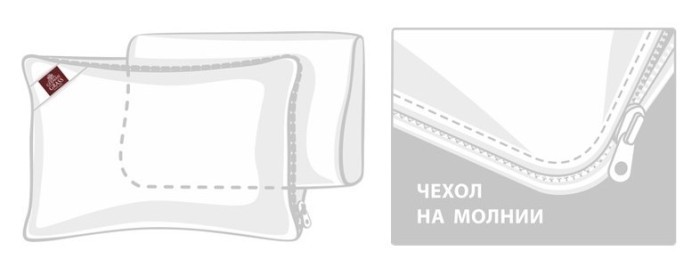 Подушка пуховая Memory Down Grass (50 х 70) Упругая