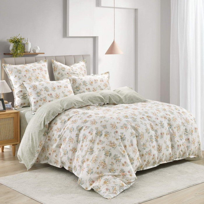 Дебора (шалфей) Комплект постельного белья сатин 1.6