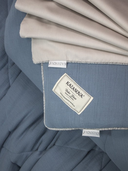 Комплекты для сна Muslin & Satin Solid color (деним бежевый) Евро