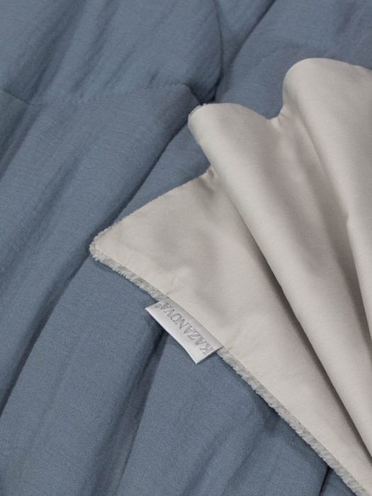 Комплекты для сна Muslin & Satin Solid color (деним бежевый) Евро