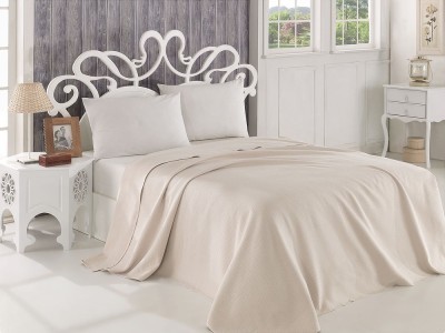 MARTA (беж) Покрывало Махровое 200х220