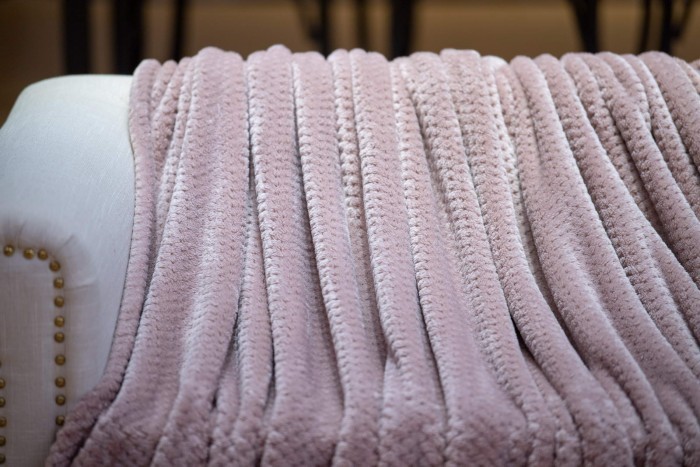 Эшли (пепел роза) Покрывало 160х220