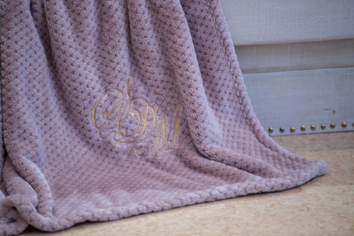 Эшли (пепел роза) Покрывало 160х220