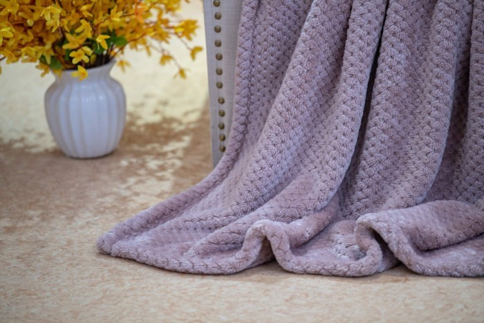 Эшли (пепел роза) Покрывало 160х220