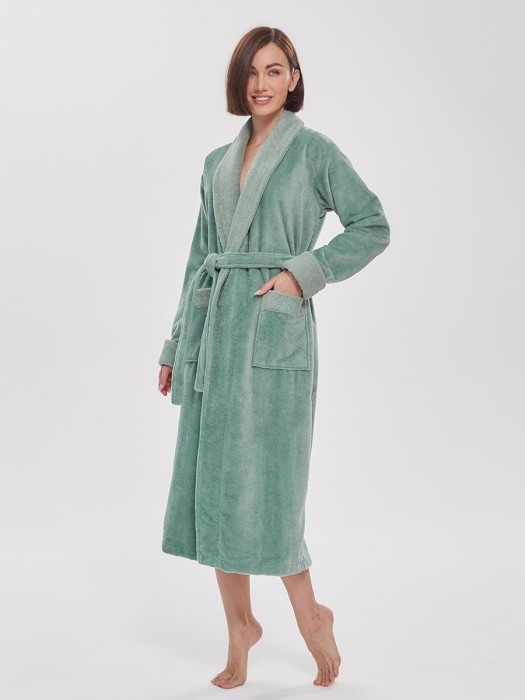 Бамбуковый халат Soft Touch (PM France 747) мятный
