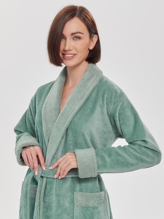 Бамбуковый халат Soft Touch (PM France 747) мятный