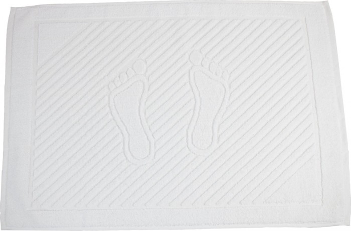 Полотенце-коврик для ванной White (белый) 50x70
