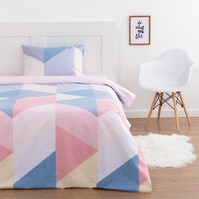 Комплект постельного белья 1.5 сп LoveLife «Минимализм», 143х215 см, 150х214 см, 50х70 см-1 шт