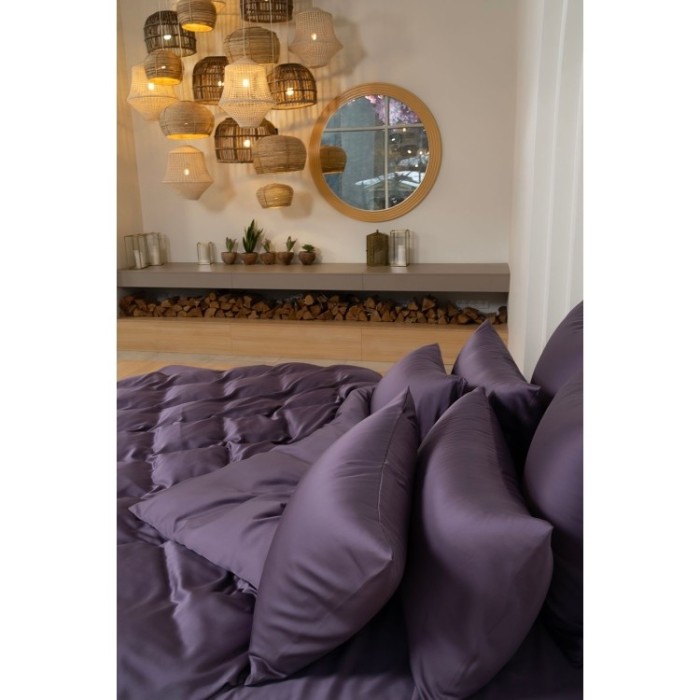 Постельное белье Violet Brilliant Grass Евро 70 х 70 см (2 шт) простыня 240х260