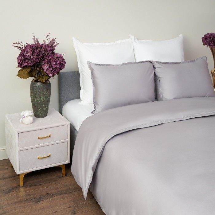 Селина (серая) Комплект постельного белья 1.6