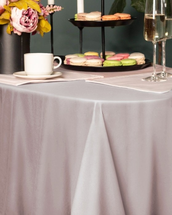 Серенити пудра Скатерть круглая 160см
