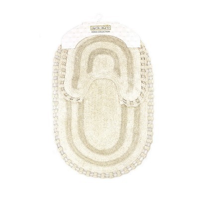 OLIVIA (беж) Набор ков. для ванной комнаты 60х100 и 50х50см