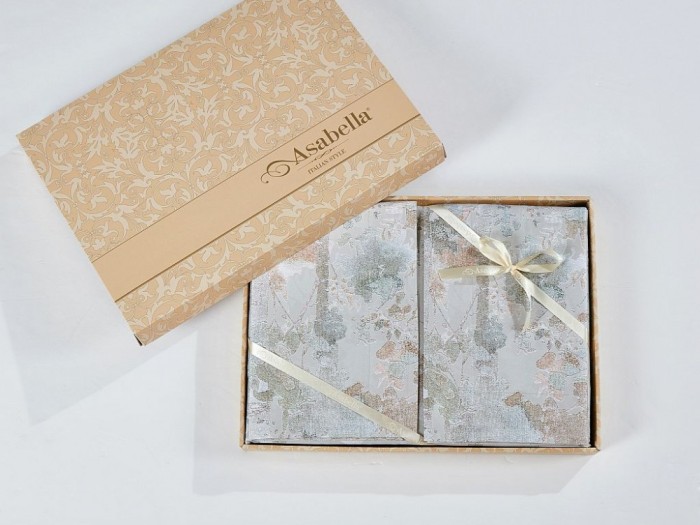 Постельное белье Asabella 1,5-спальный египетский хлопок Premium 2261-4S