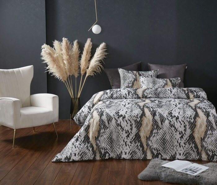 Комплекты для сна Питон (графит айвори) АВС Cotton Полуторный