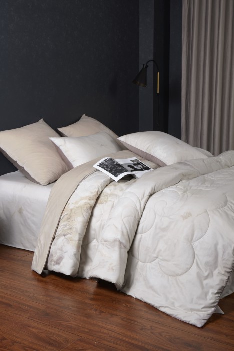 Комплекты для сна Аликанте (айвори капучино) ABC Egypt Cotton Евро