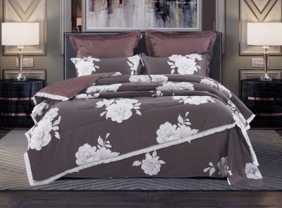 Постельный набор Казанова Ванесса (серый/беж) Egypt Cotton комплект K-EBPO-1821 к-т