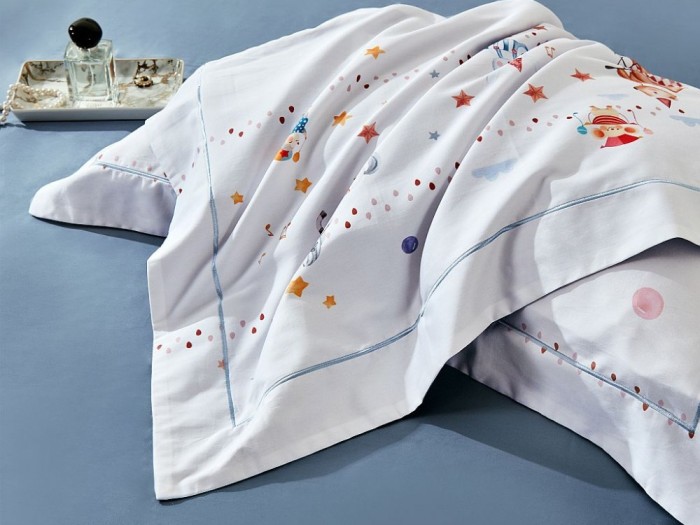 Комплект постельного белья 1,5-спальный, египетский хлопок Premium 2311-4XS