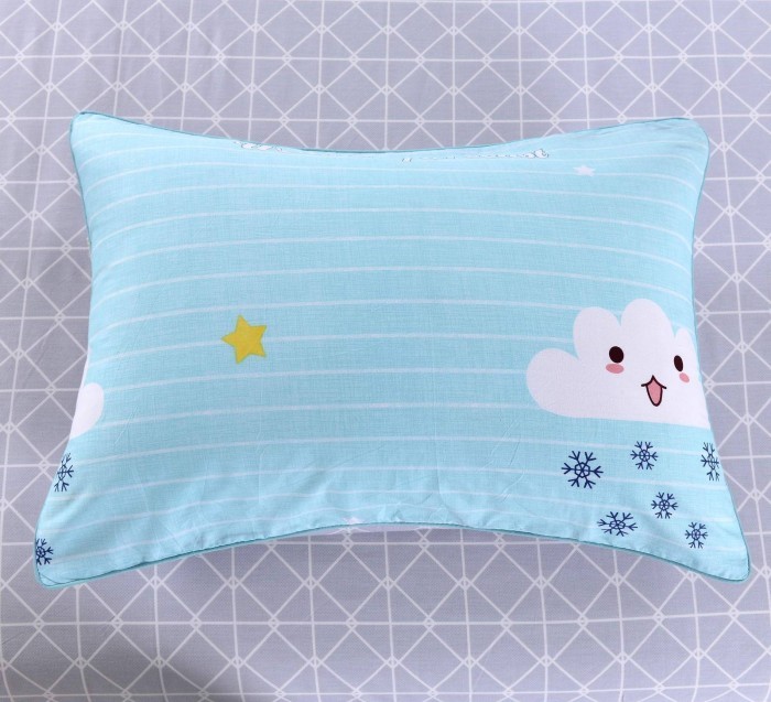 Веселые тучки (голубые) Комплект постельного белья детский