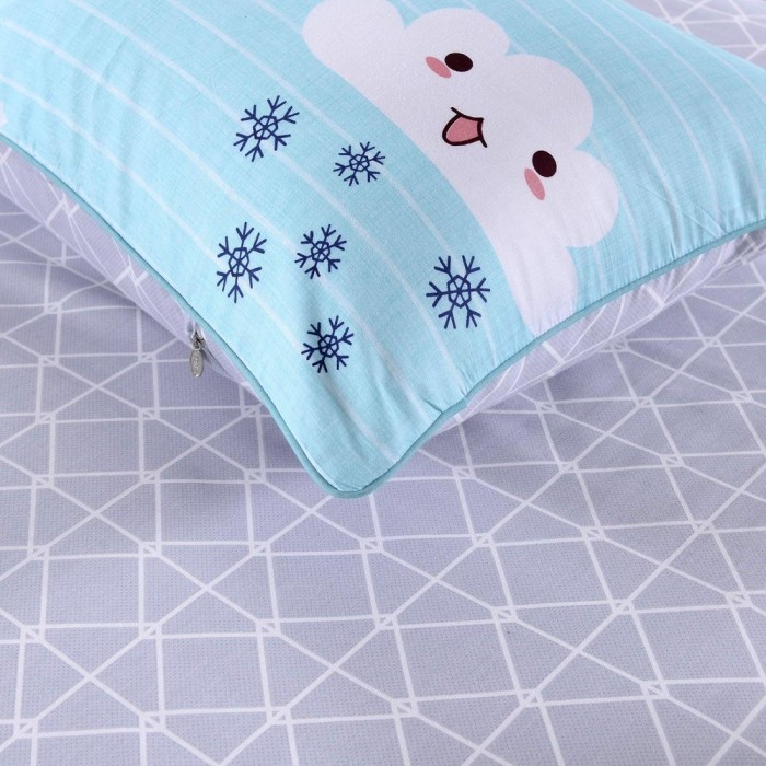 Веселые тучки (голубые) Комплект постельного белья детский