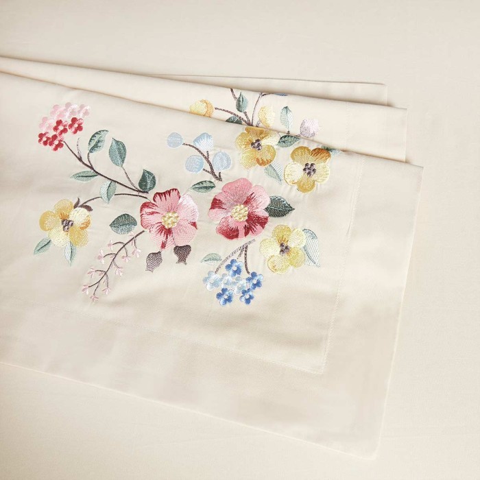 Постельное Белье Arya Deluxia Сатин С Вышивкой 200X220 Hivda