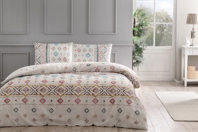 Постельное белье TAC RANFORCE TERRA полуторное бирюзовый