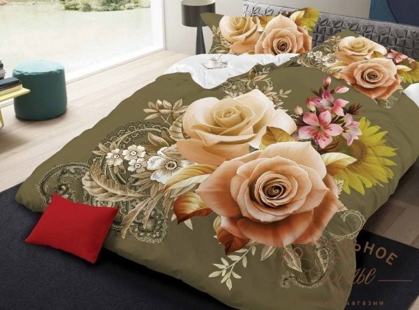 Постельное белье Valtery полисатин SF-33 полуторное