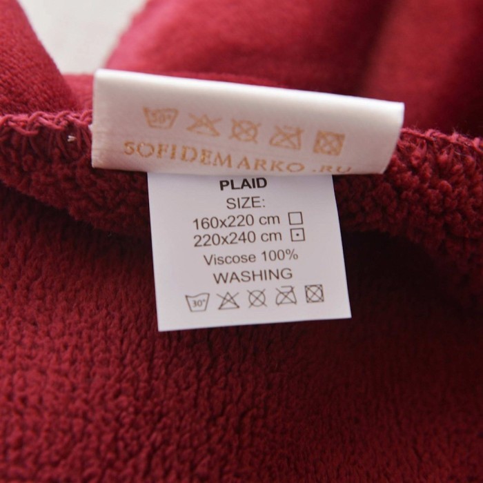 София (бордо) Покрывало 220х240