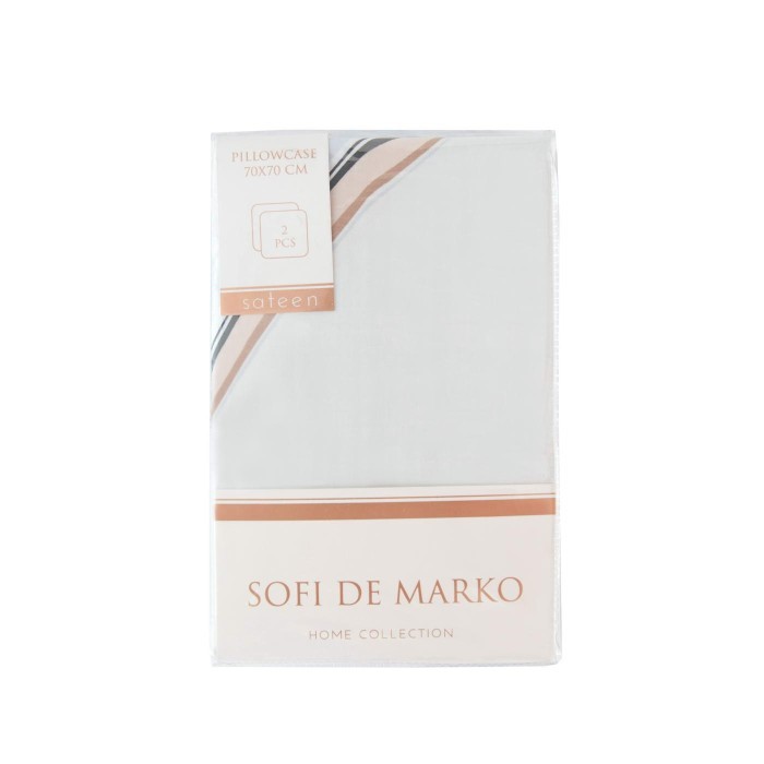 Тальен (белый) Наволочка Сатин 70х70 (2шт)