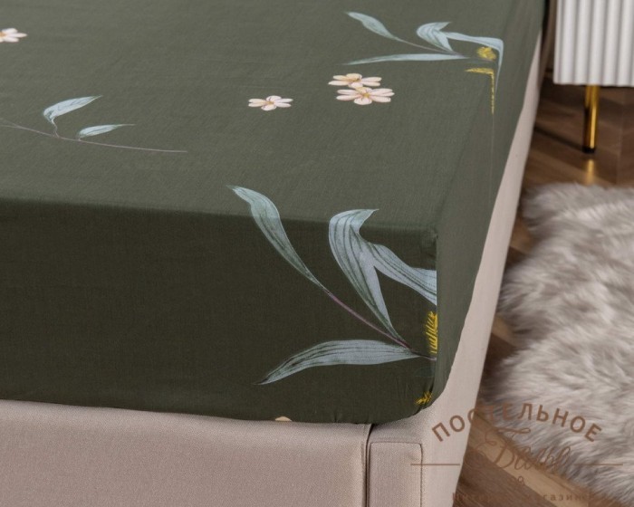 Азиза комплект зеленый 160х200х30