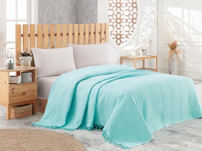Покрывало NICE BED SPREAD цвет бирюзовый (TURQUOISE/Aqva)  