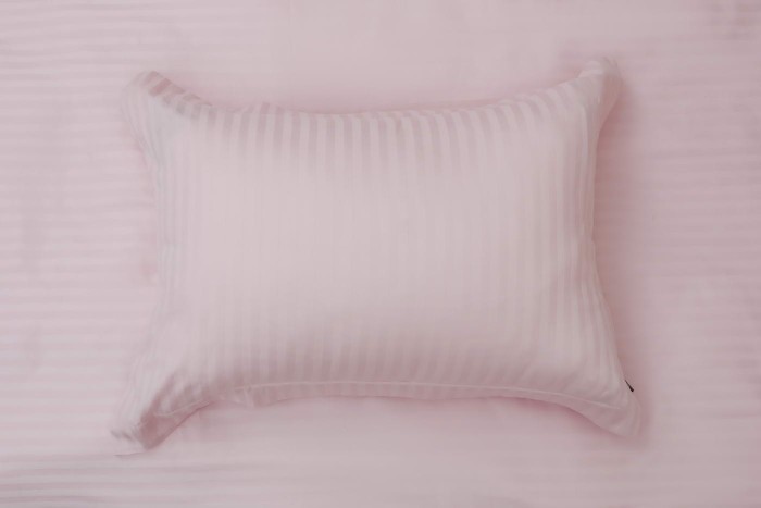 Моне (пудра) страйп сатин Евро 4н