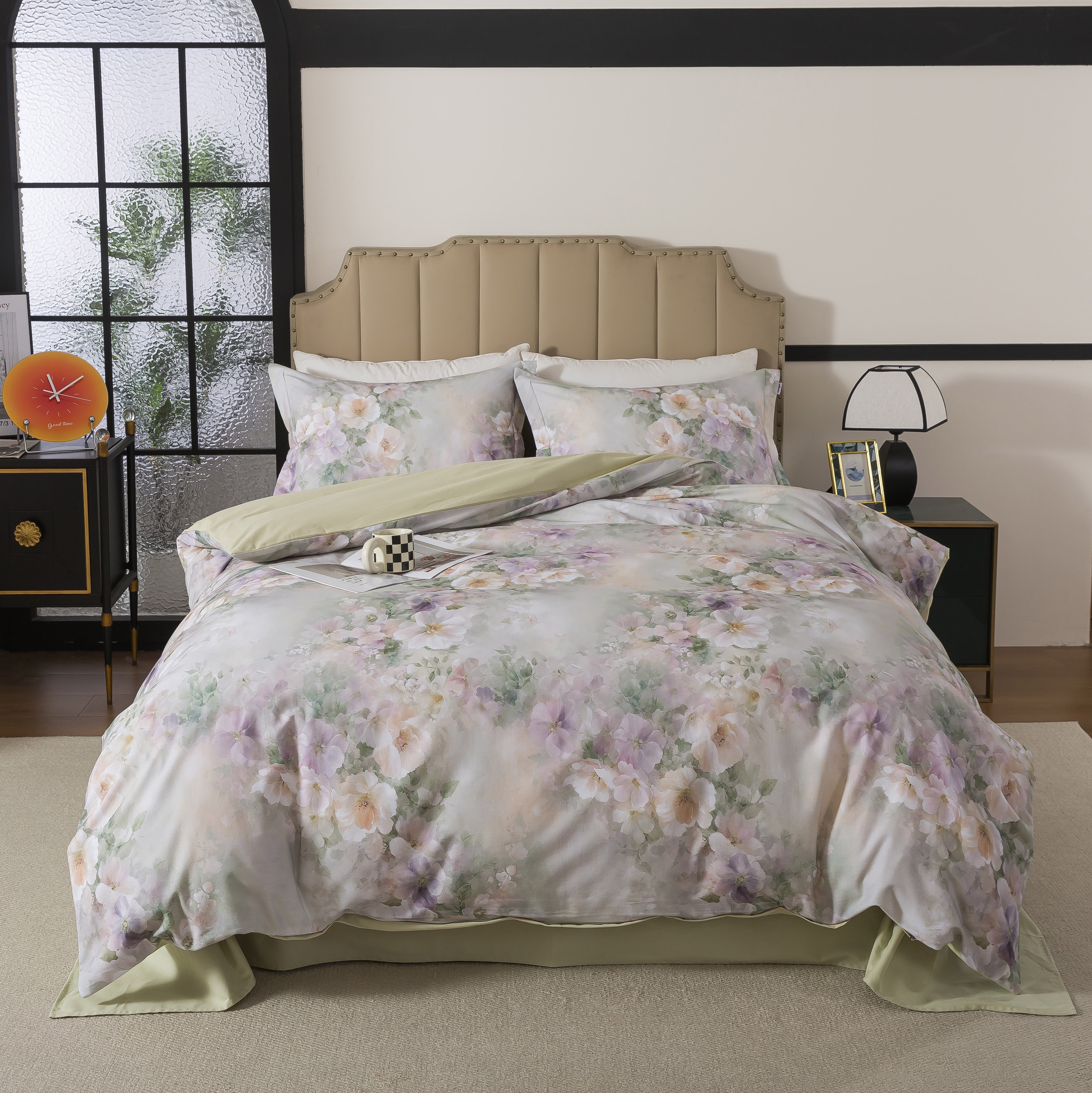 Кпб Фланель 1,5-спальный 2 наволочки 1-MOMAE275 код1094