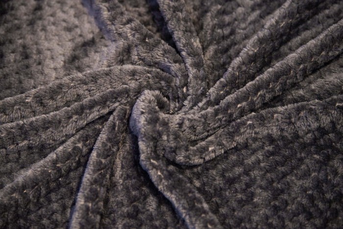 Эшли (антрацит) Покрывало 160х220