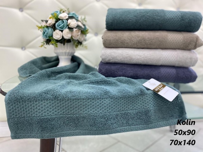KOLIN (темн.зеленый) 50х90 Полотенце Махровое