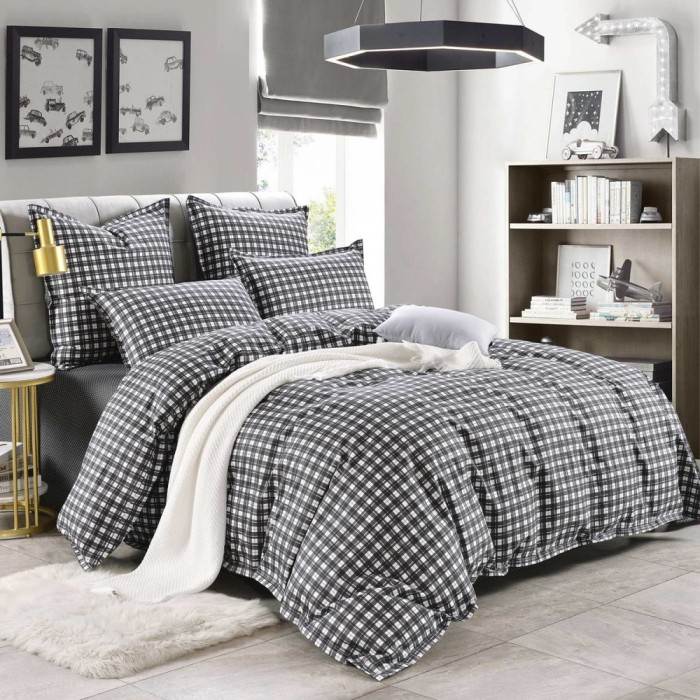 Фидель (серый) Комплект постельного белья сатин 1.6