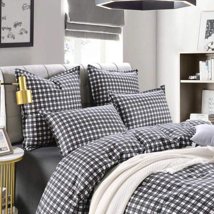 Фидель (серый) Комплект постельного белья сатин 1.6