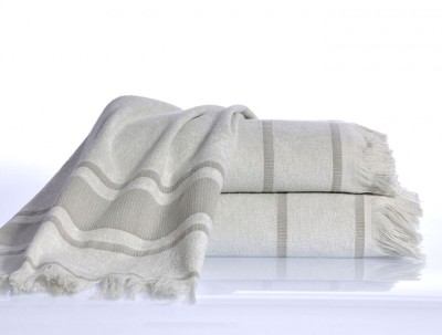 DURU Buz Beyaz (cерый) Полотенце пляжное 100x180