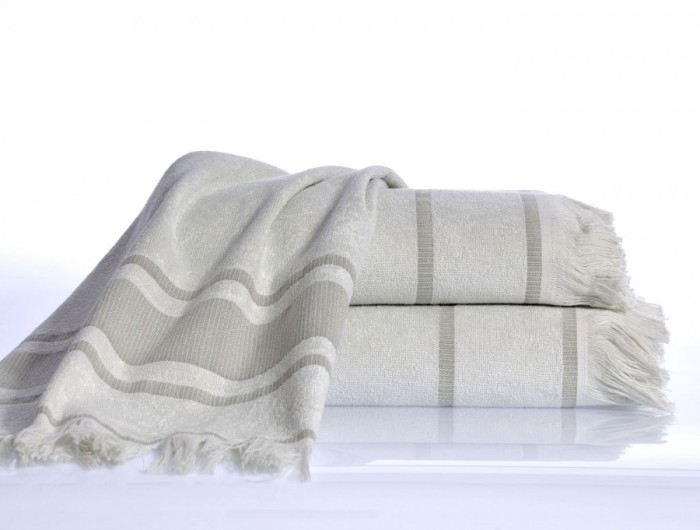 DURU Buz Beyaz (cерый) Полотенце пляжное 100x180