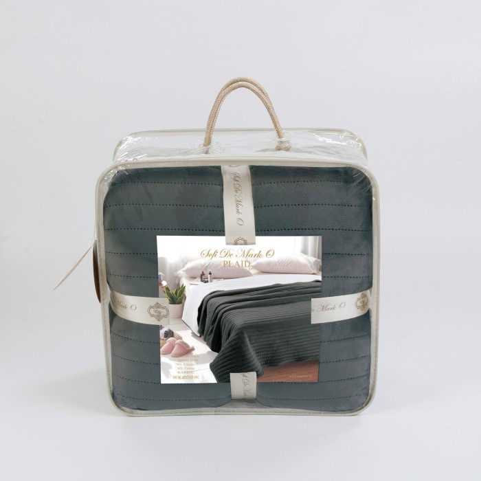 Либерти (темно-серый) Покрывало 220х240