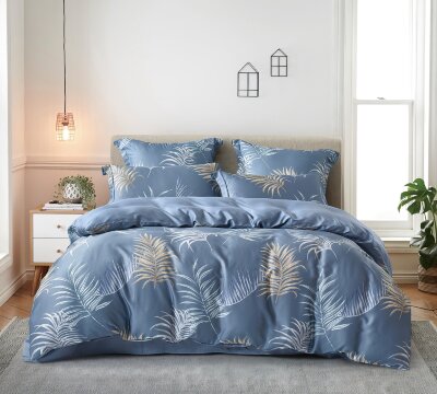 Комплект постельного белья Tencel 1,5 спальный TT4-158 код1335