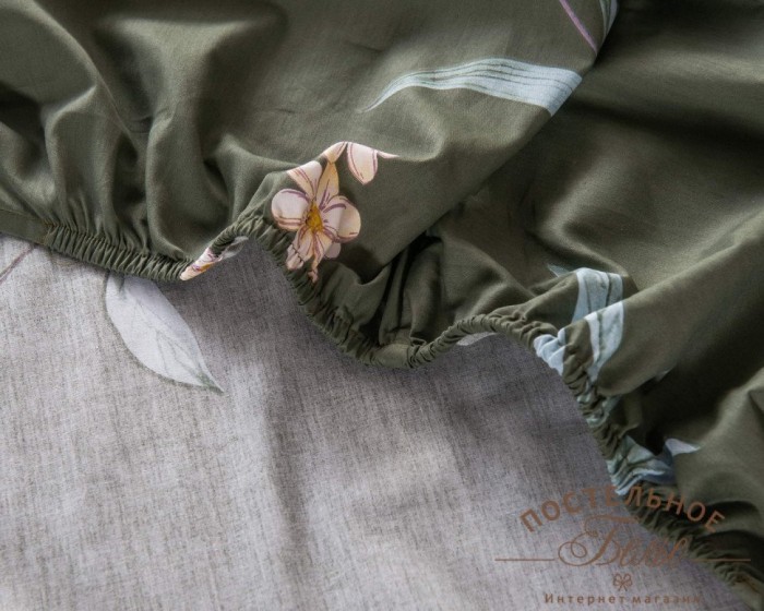 Азиза комплект зеленый 180х200х30