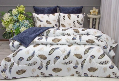 Постельный набор Роуч (индиго платина) ABC Egypt Cotton евро