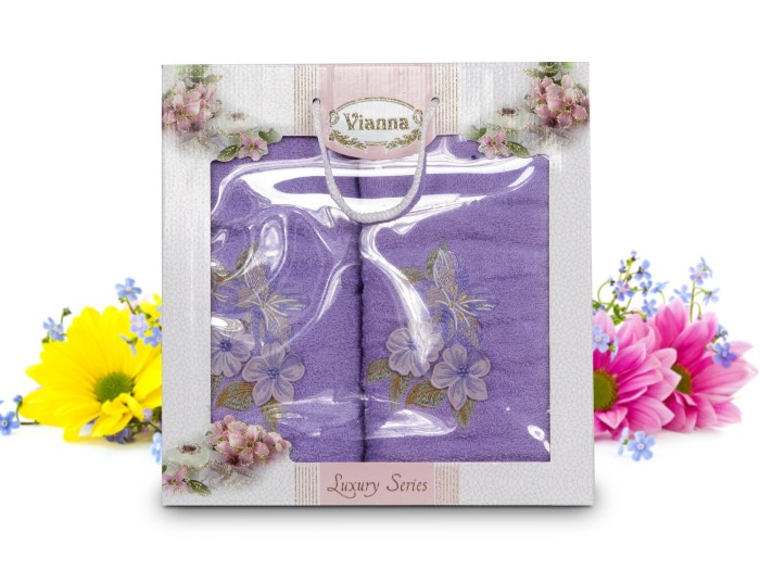 Набор полотенец Vianna Luxury Series (50x90, 70x140) 8041-05