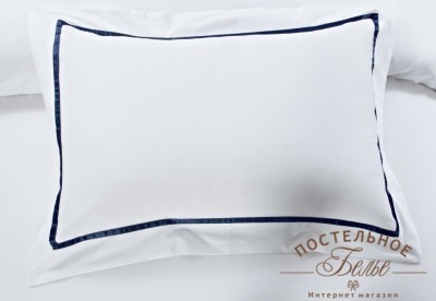 Санремо (синий) Наволочка Сатин  50х70 (2шт)