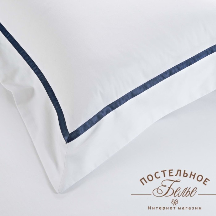 Санремо (синий) Наволочка Сатин  50х70 (2шт)