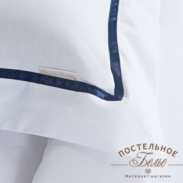 Санремо (синий) Наволочка Сатин  50х70 (2шт)