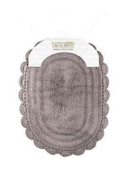 PAMELLA (мокко) Коврик для ванной кружевной 50х70см