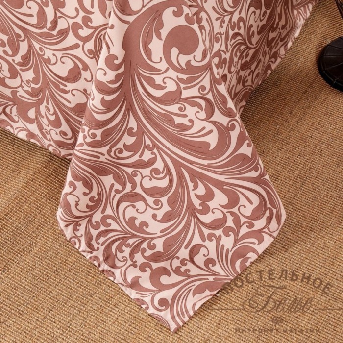 Гордей (беж) Комплект постельного белья модерн Евро 4н