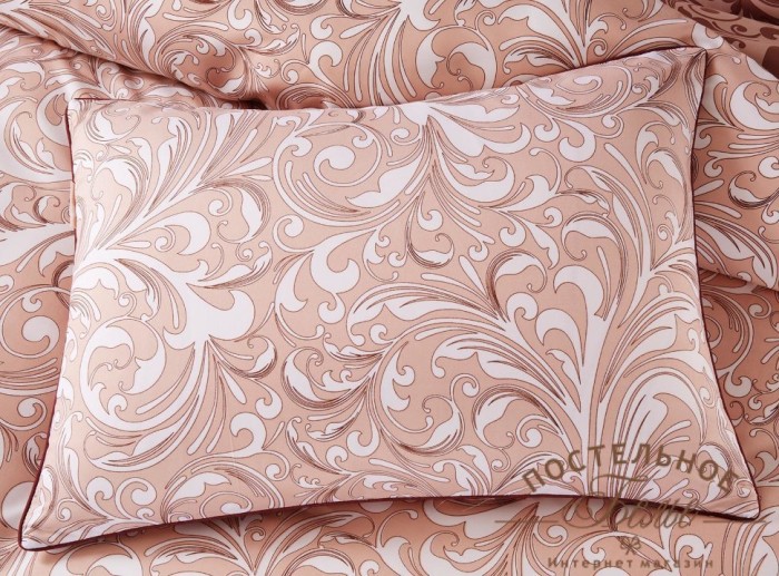 Гордей (беж) Комплект постельного белья модерн Евро 4н