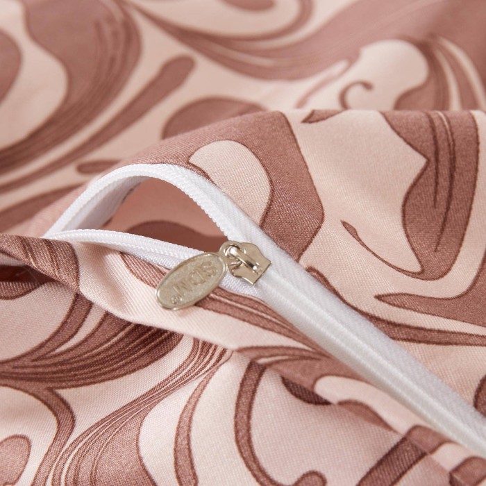 Гордей (беж) Комплект постельного белья модерн Евро 4н